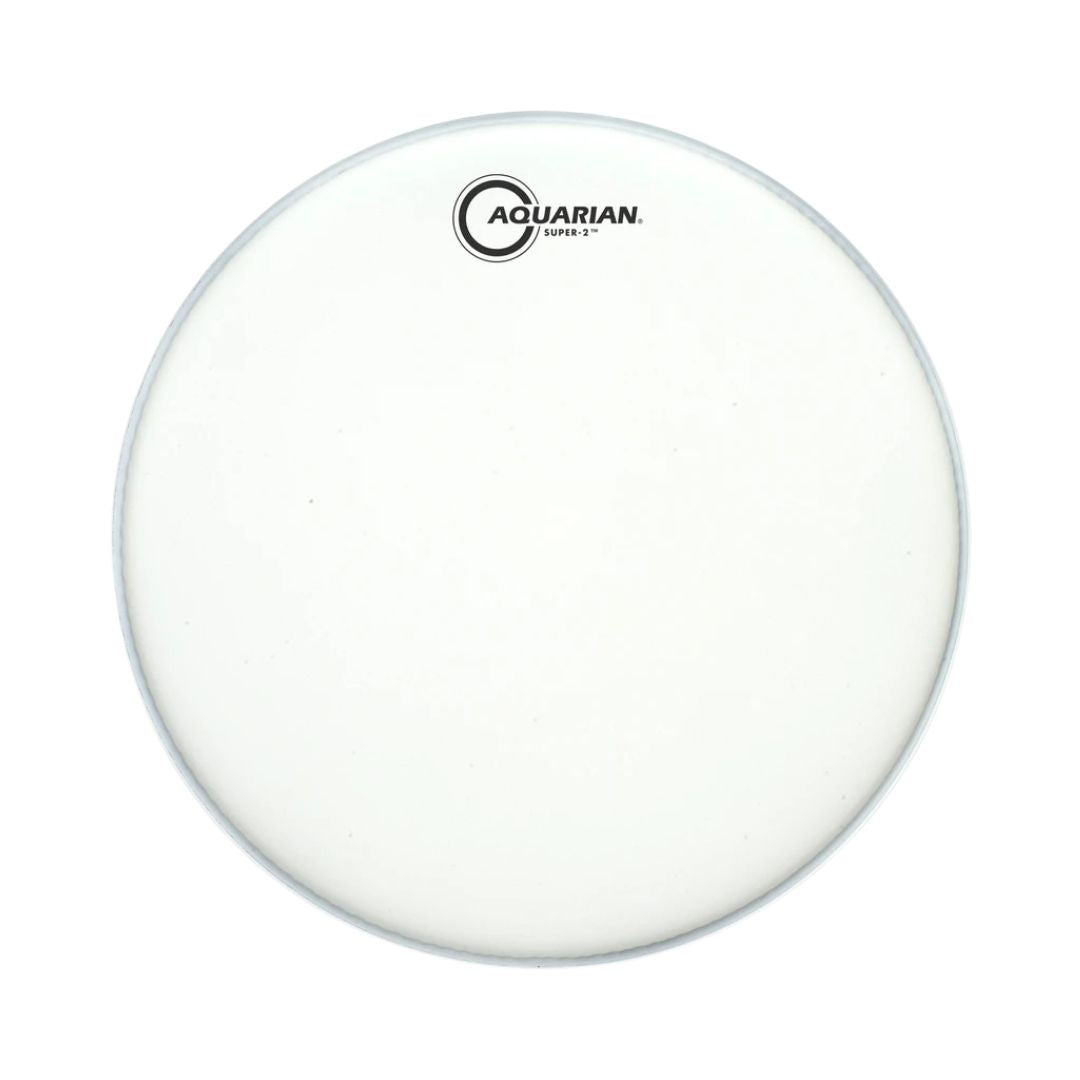 Aquarian TCS2 Super 2 Coated White 2ply 7+5mil Drum Head | Zoso Music Sdn Bhd