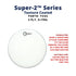 Aquarian TCS2 Super 2 Coated White 2ply 7+5mil Drum Head