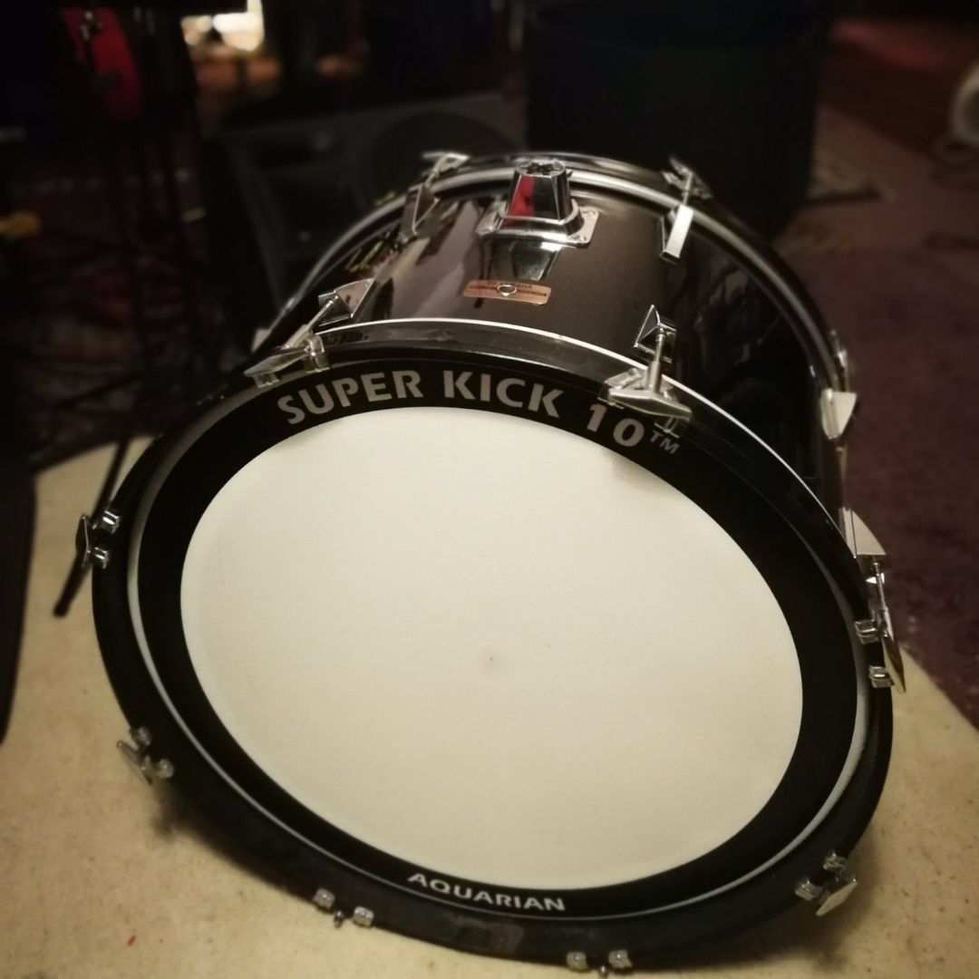 Aquarian TCSK10 Super Kick 10 Texture Coated 2ply 10+10mil Bass Drum Head |  AQUARIAN |  DRUM HEAD |  Zoso Music