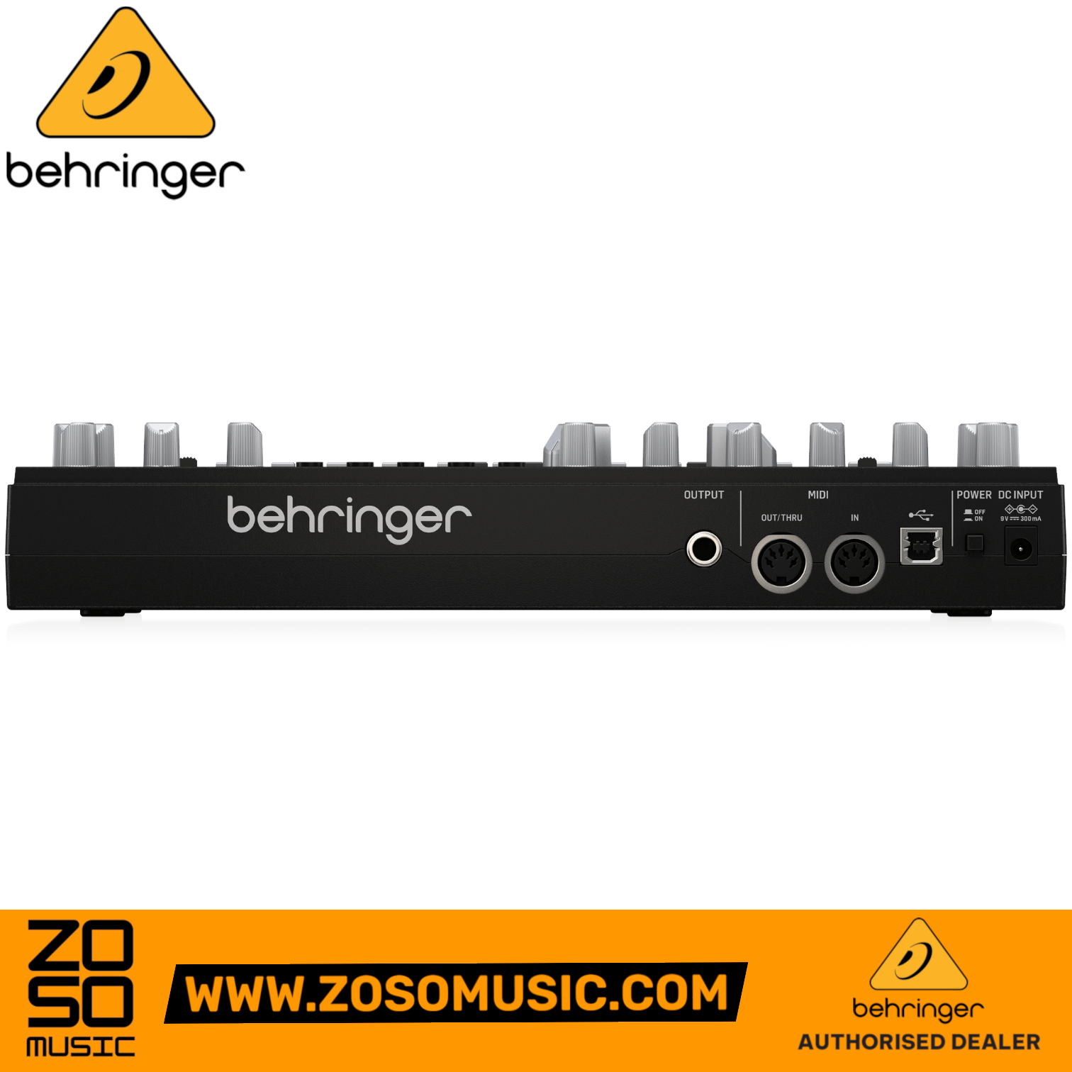 Behringer TD-3-BK Analog Bass Line Synthesizer - Black | BEHRINGER , Zoso Music
