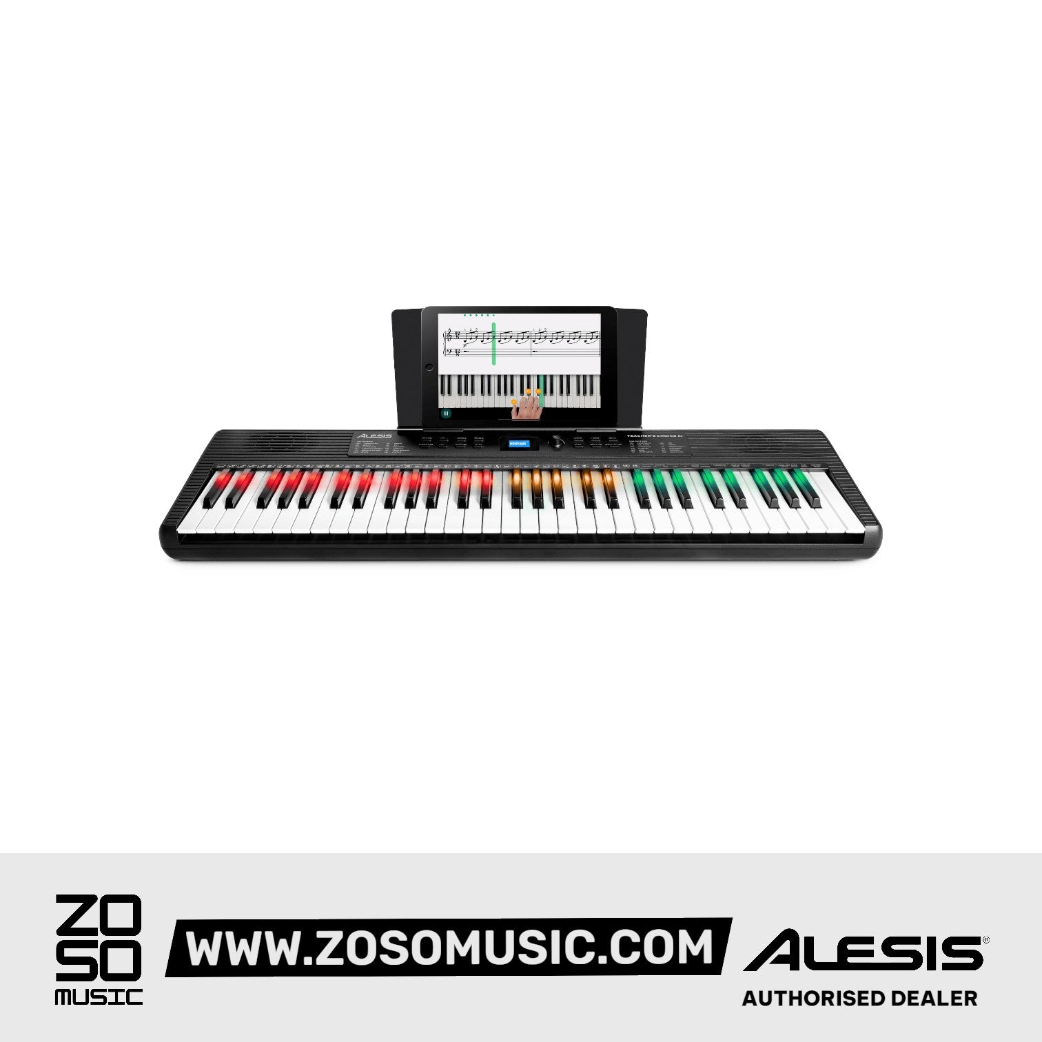 Alesis Teacher's Choice 61-Key Portable Keyboard with Lighted Keys