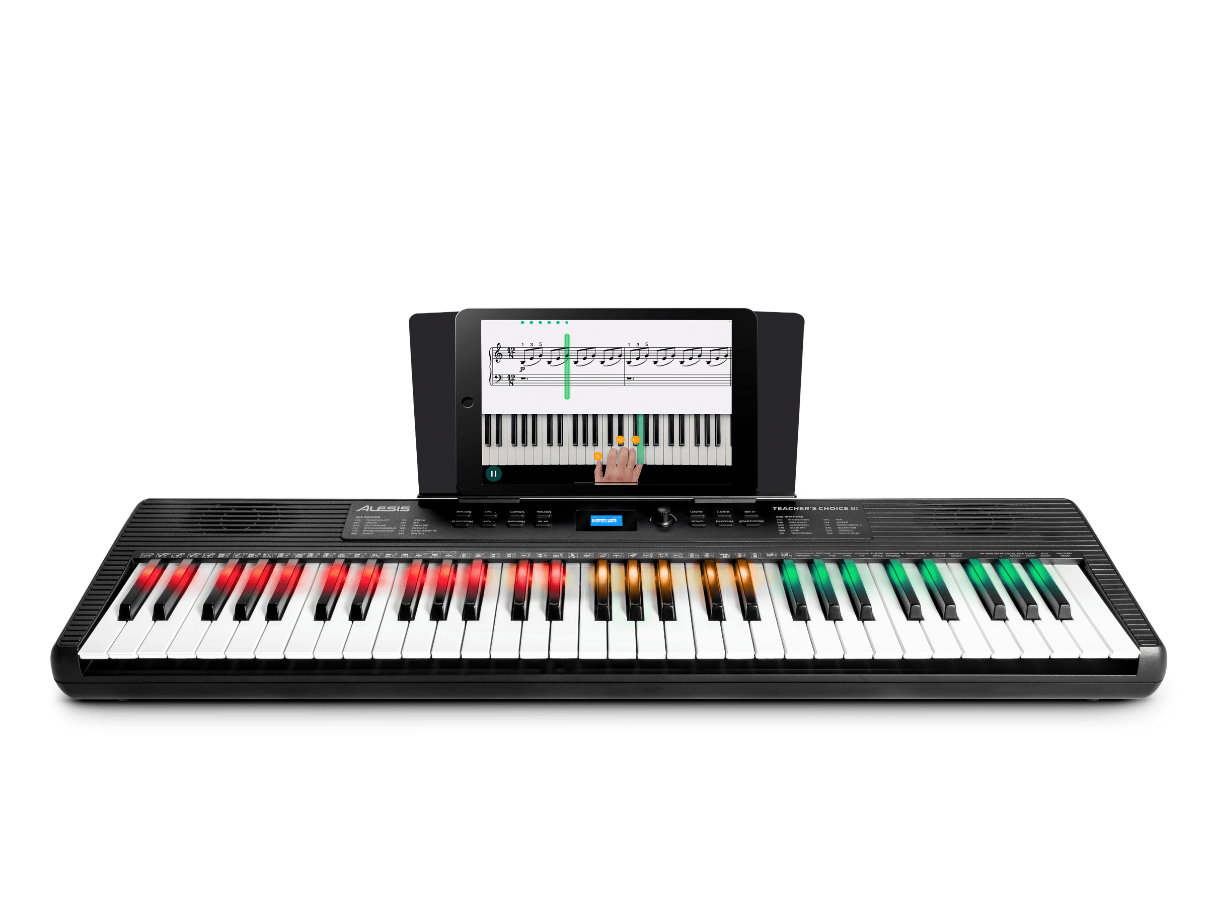 Alesis Teacher's Choice 61-Key Portable Keyboard with Lighted Keys
