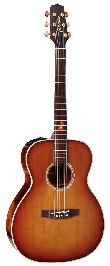 TAKAMINE TF77PT LEGACY SERIES OM ACOUSTIC-ELECTRIC GUITAR, NATURAL GLOSS, CTP-3 PREAMP & HARD CASE (MADE IN JAPAN)