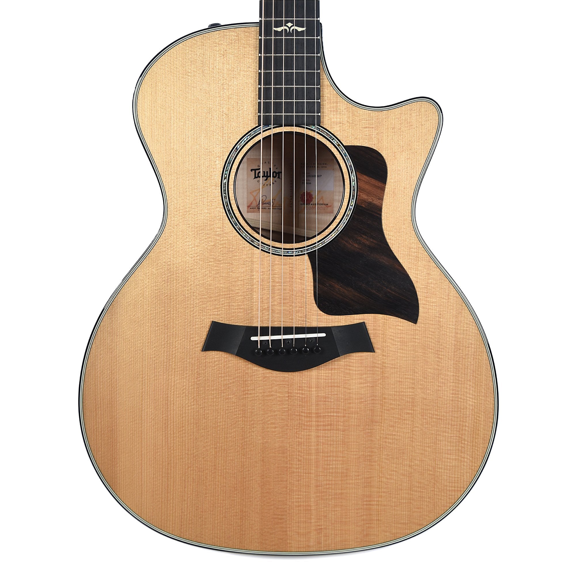Taylor Builders Edition 614ce V-Class Grand Auditorium Acoustic Guitar w/Case, Natural Top
