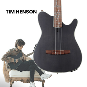 Ibanez TOD10N-TKF TOD Series Tim Henson Classical Acoustic Electric Guitar, Transparent Black Flat |  IBANEZ |  CLASSICAL GUITAR |  Zoso Music