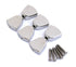 ALLPARTS TK-7722-010 Chrome Keystone Buttons for Grover, Set of 6 | Zoso Music Sdn Bhd