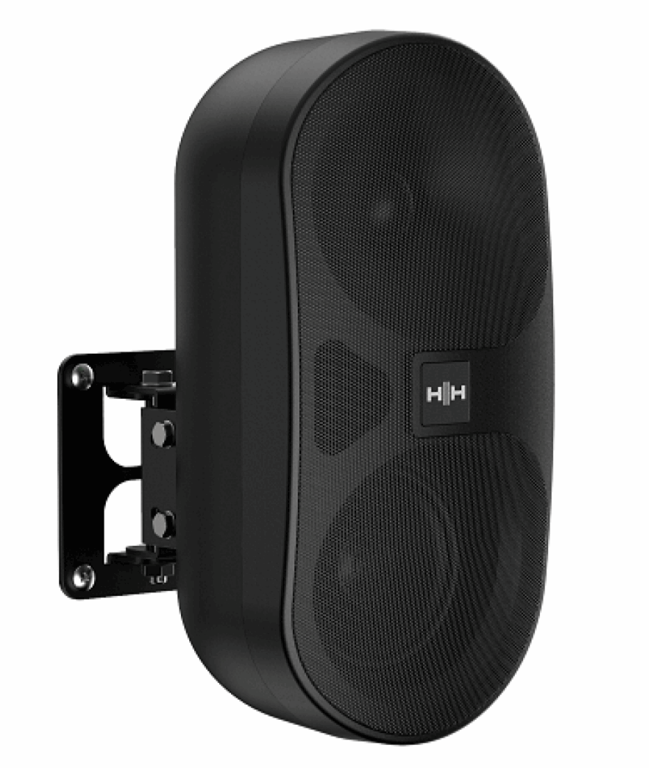 HH ELECTRONICS TNI-W4-BK 4INCH WALL-MOUNT SPEAKER-MOUNTING BRACKET-70/100V-BLACK