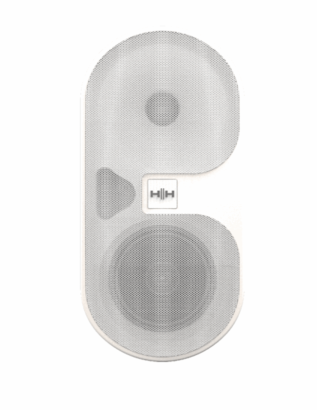 HH ELECTRONICS TNI-W4-BK 4INCH WALL-MOUNT SPEAKER-MOUNTING BRACKET-70/100V-WHITE