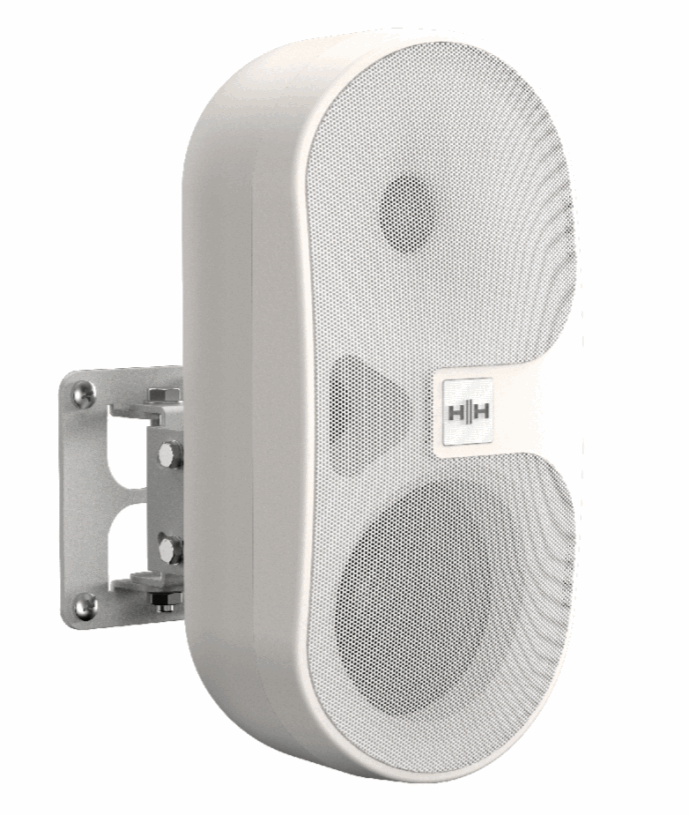 HH ELECTRONICS TNI-W4-BK 4INCH WALL-MOUNT SPEAKER-MOUNTING BRACKET-70/100V-WHITE