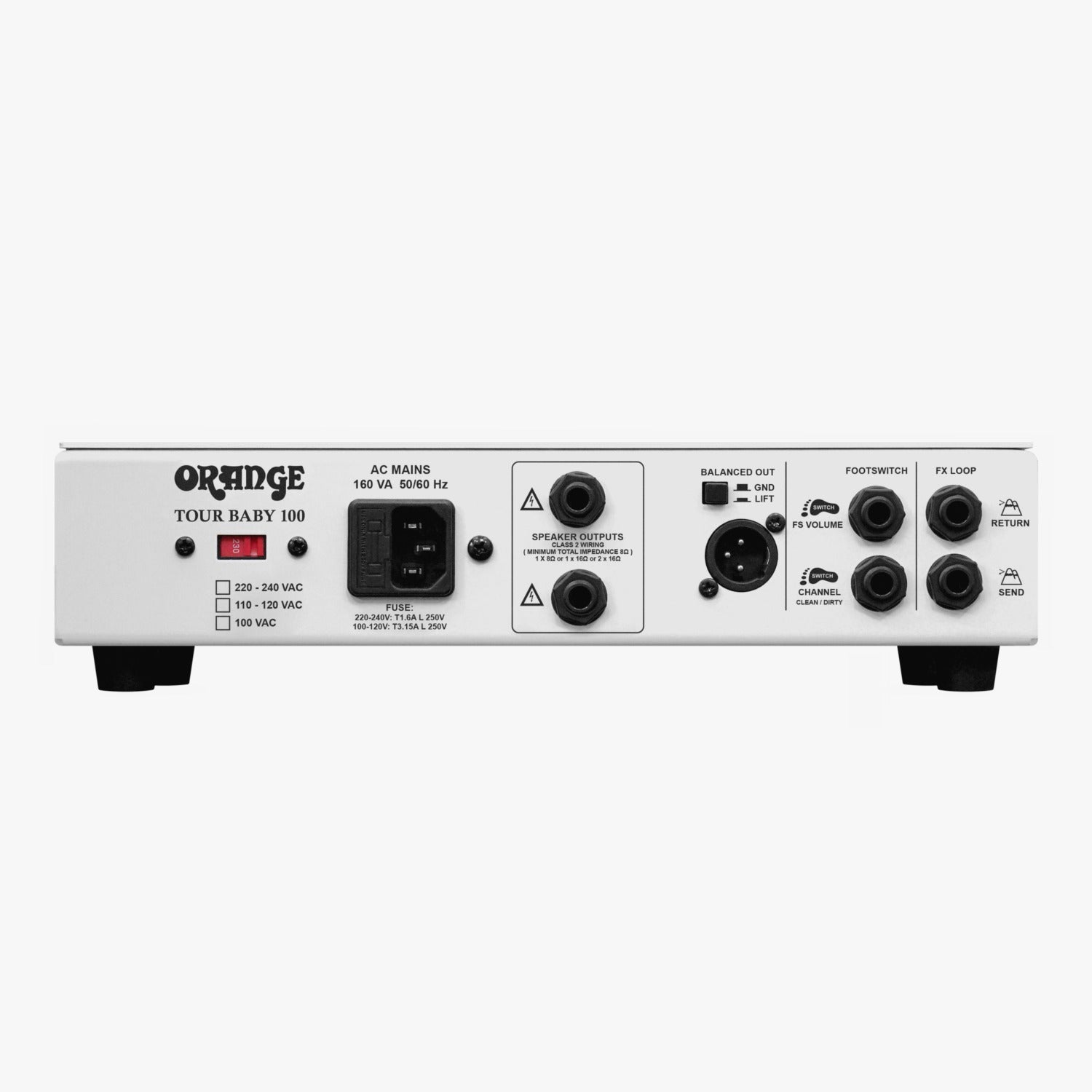 Orange Tour Baby 100-watt Amplifier Head |  ORANGE |  AMPLIFIER-ELECTRIC |  Zoso Music