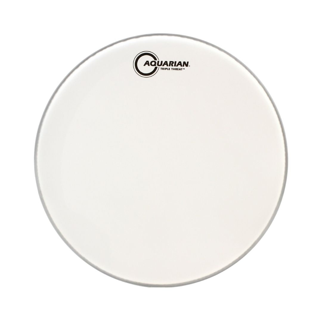 Aquarian TRP Triple Threat Snare Batter 3ply 7+7+7mil Snare Drum Head | Zoso Music Sdn Bhd