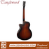 Zoso Music Tanglewood Winterleaf Exotic electro acoustic guitar back view in Autumn Burst gloss finish