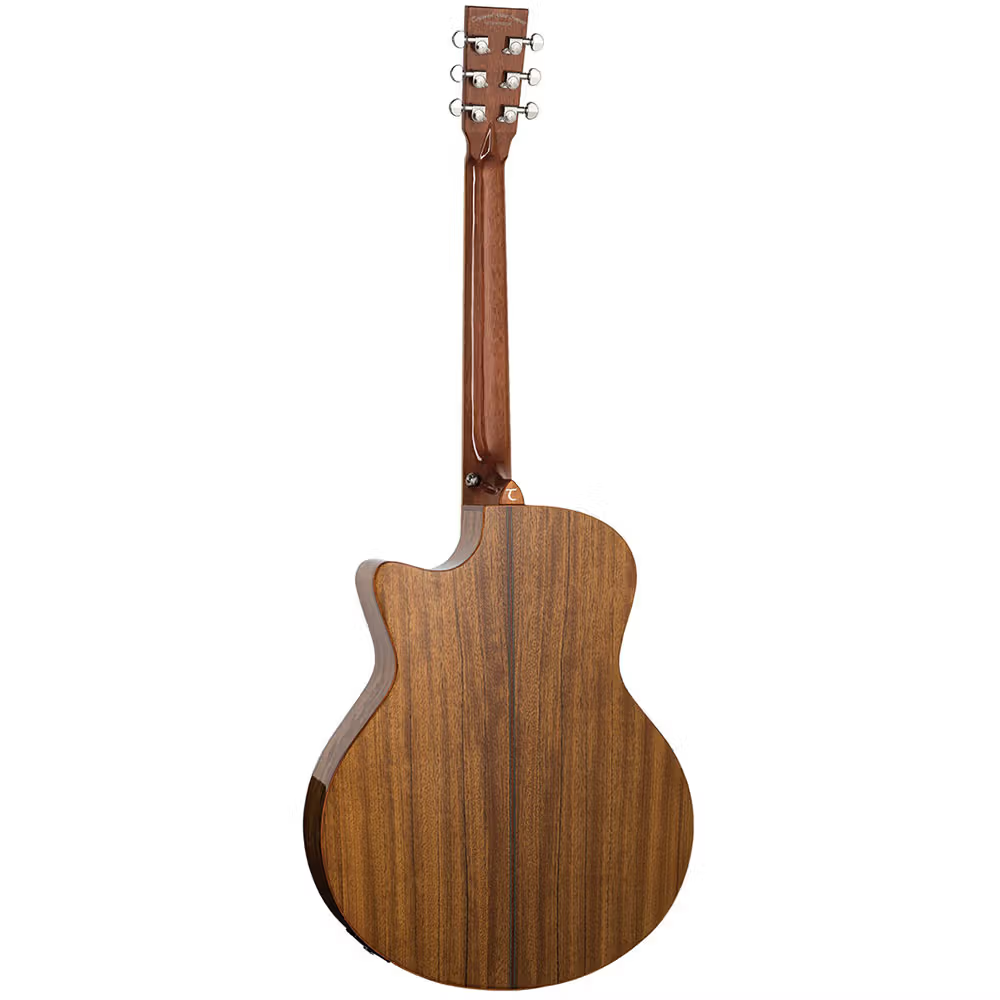Tanglewood TWX6CEBW Venetian Cutaway with Premium Plus EQ System All Figured Black Walnut Solid Top - Gloss