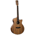 Tanglewood TWX6CEBW Venetian Cutaway with Premium Plus EQ System All Figured Black Walnut Solid Top - Gloss