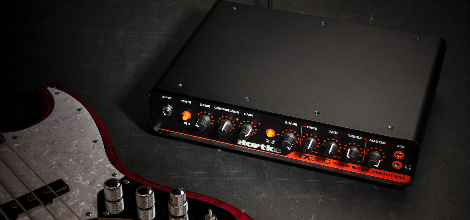 Hartke TX300 300-watt Bass Amplifier Head |  HARTKE |  AMPLIFIER-BASS |  Zoso Music