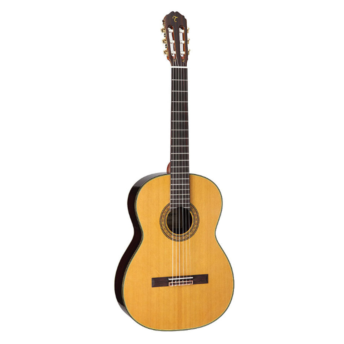 Takamine C132S Classical Guitar, Nylon String, Natural Gloss with GC S Case (Made In Japan)