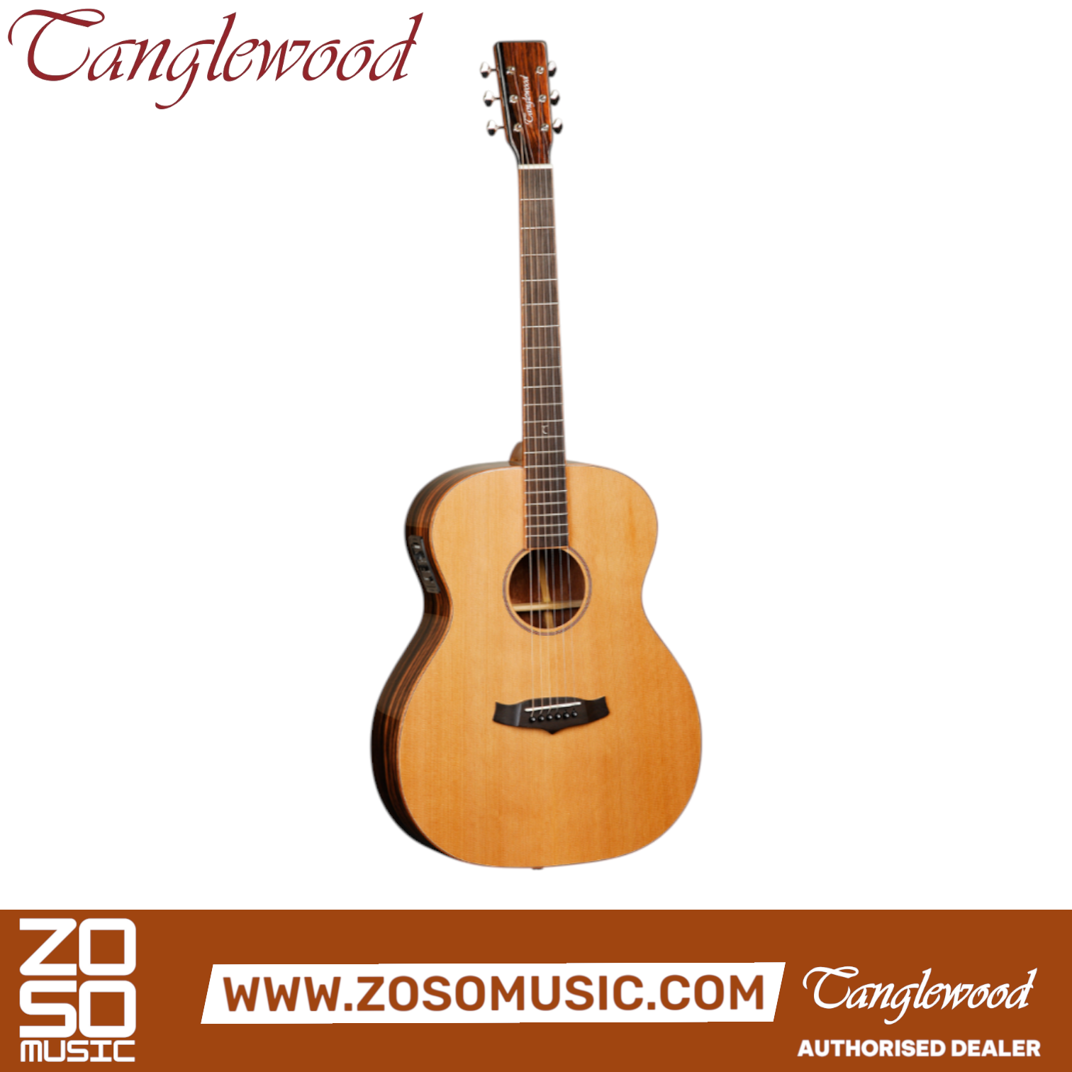 Tanglewood TJ3 E Java Series Orchestra Acoustic-Electric Guitar |  TANGLEWOOD |  ACOUSTIC GUITAR |  Zoso Music