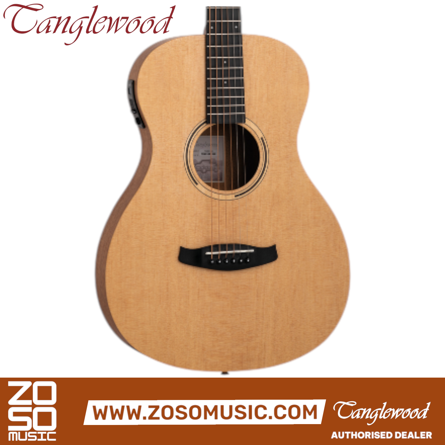 Tanglewood TR8 E Roadster II Parlour Acoustic-Electric Guitar with EQ