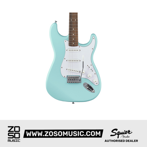 Squier Debut Series Stratocaster Electric Guitar, Laurel FB, Daphne Blue |  SQUIER BY FENDER |  ELECTRIC GUITAR |  Zoso Music