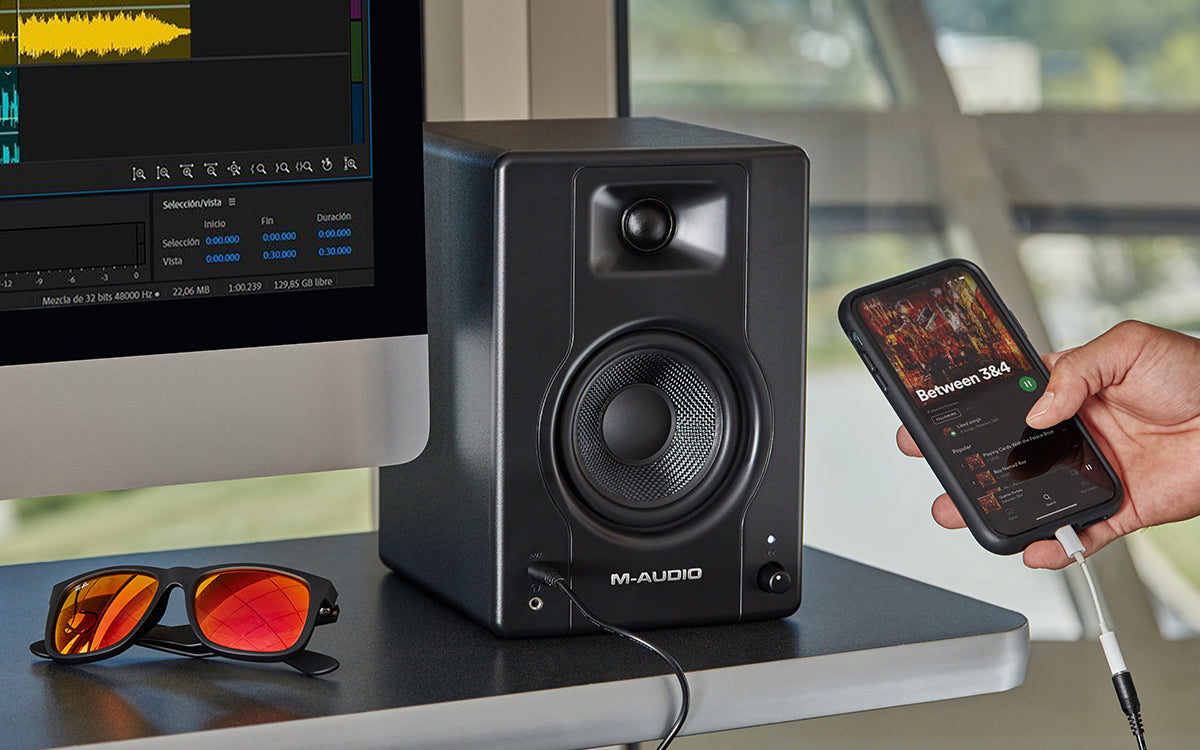M-Audio BX4 Graphite 4.5-inch Active Studio Monitors - Pair |  M-AUDIO |  STUDIO MONITOR |  Zoso Music