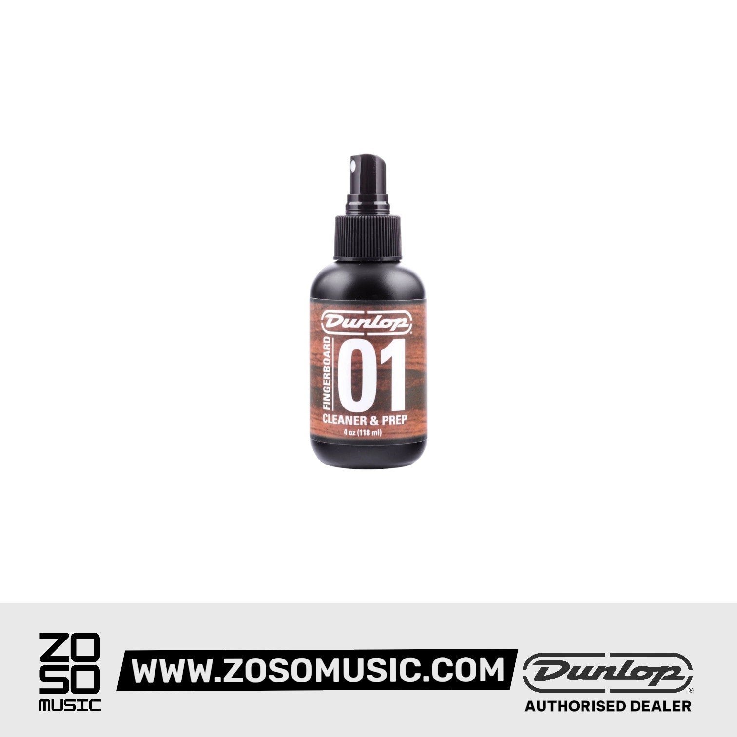 Jim Dunlop 6524 01 Guitar Fingerboard Cleaner & Prep (4oz) | Formula 65