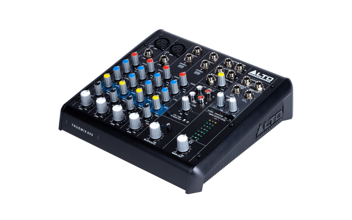 Alto Professional TrueMix 600 Portable 6-Channel Analog Mixer with USB |  ALTO PROFESSIONAL |  MIXER-ANALOG |  Zoso Music