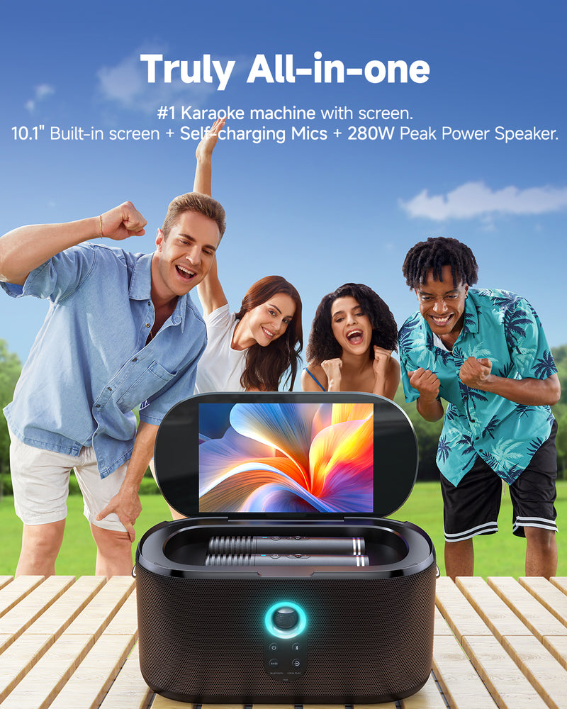 Ikarao Shell S1 Portable Karaoke Machine |  IKARAO |  BLUETOOTH KARAOKE SPEAKER |  Zoso Music