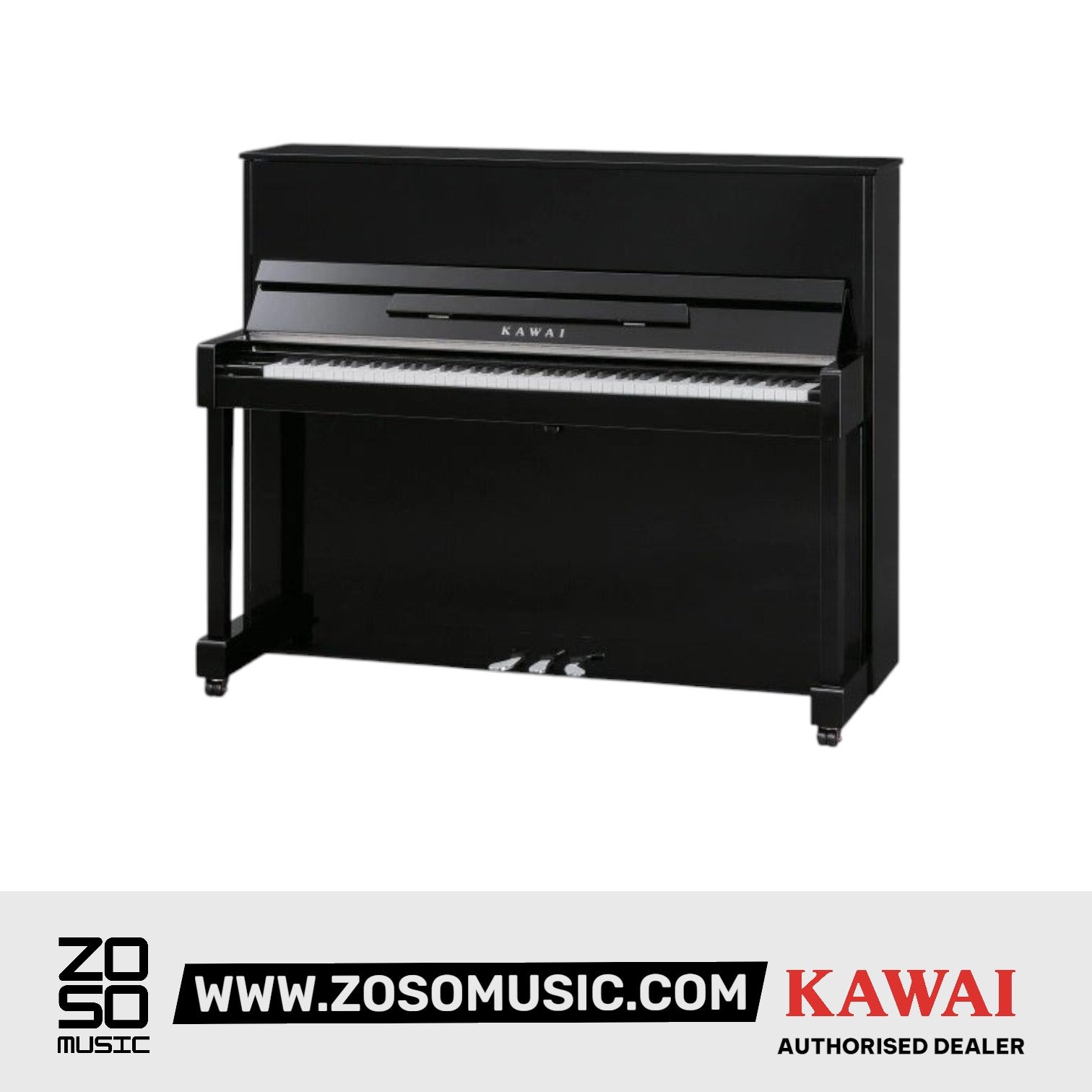 Kawai ND-21 Acoustic Upright Piano - Ebony Polish |  KAWAI |  PIANO-ACOUSTIC |  Zoso Music