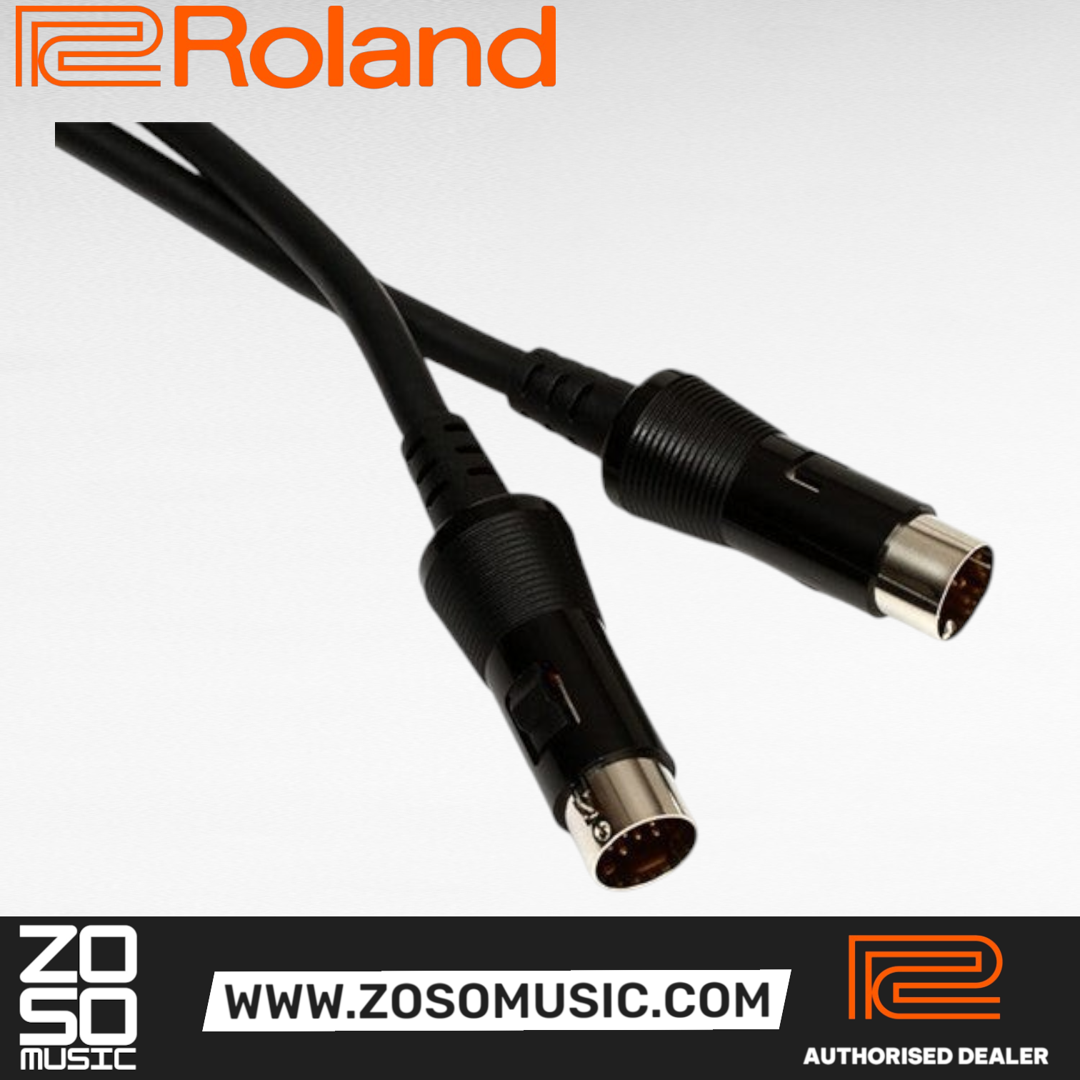 Roland GKC-5 13 Pin Cable - 15' for Roland GK Guitar Systems (GKC5 GKC 5) |  ROLAND |  CABLES |  Zoso Music