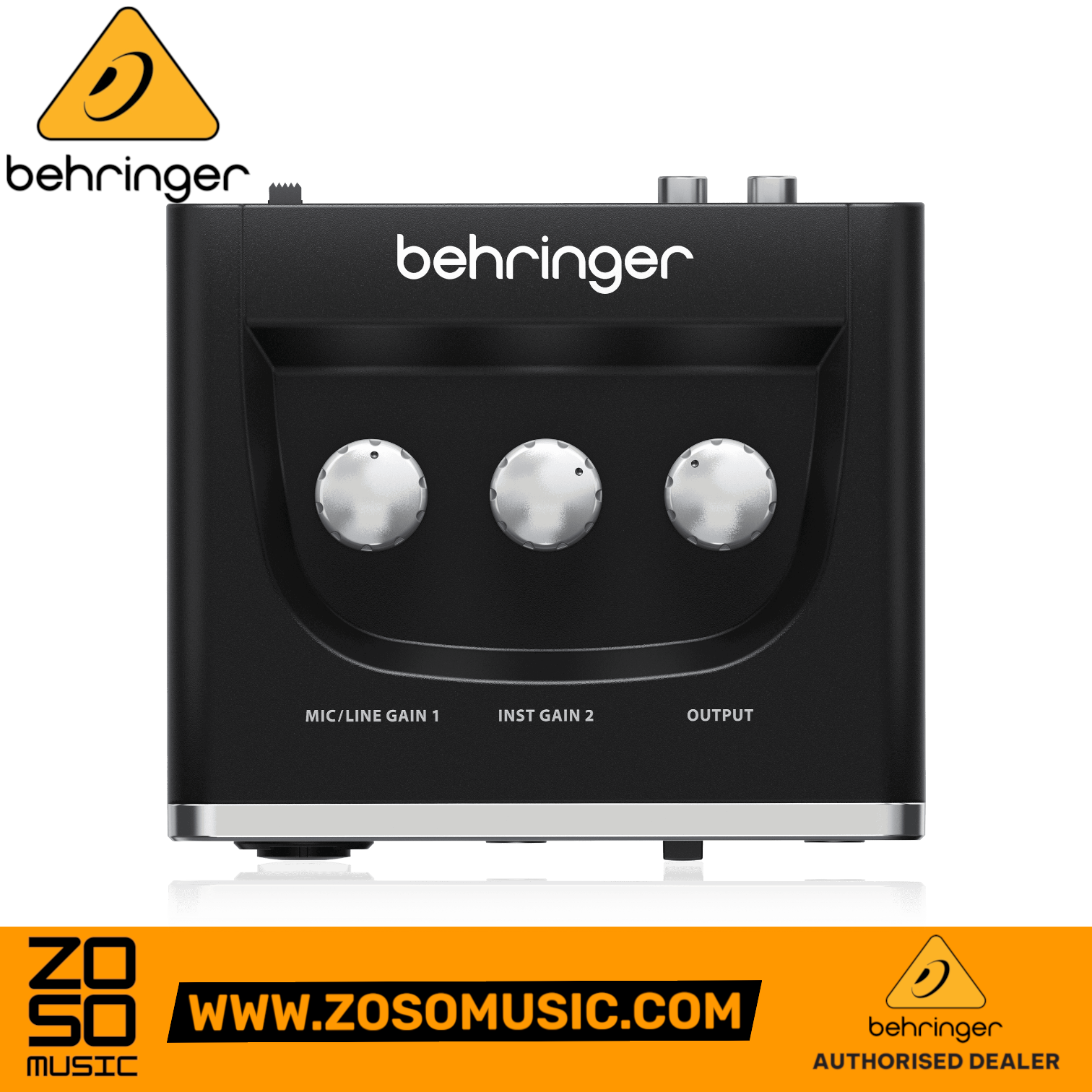 Behringer U-Phoria UM-2 USB Audio Interface (UM2 / UM 2) | BEHRINGER , Zoso Music