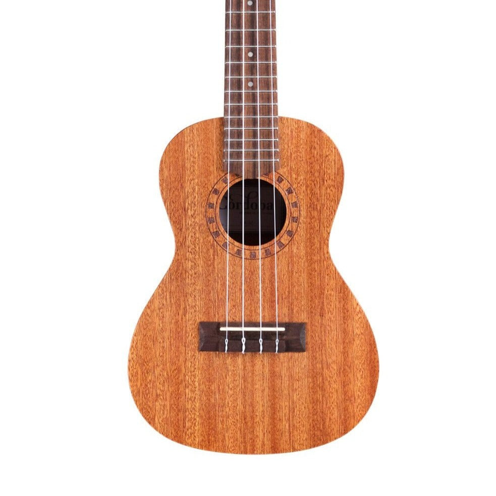 Cordoba Concert Ukulele Player Pack - Mahogany Top, Mahagony Back & Sides with Gig Bag, Instructional Book, and Strings