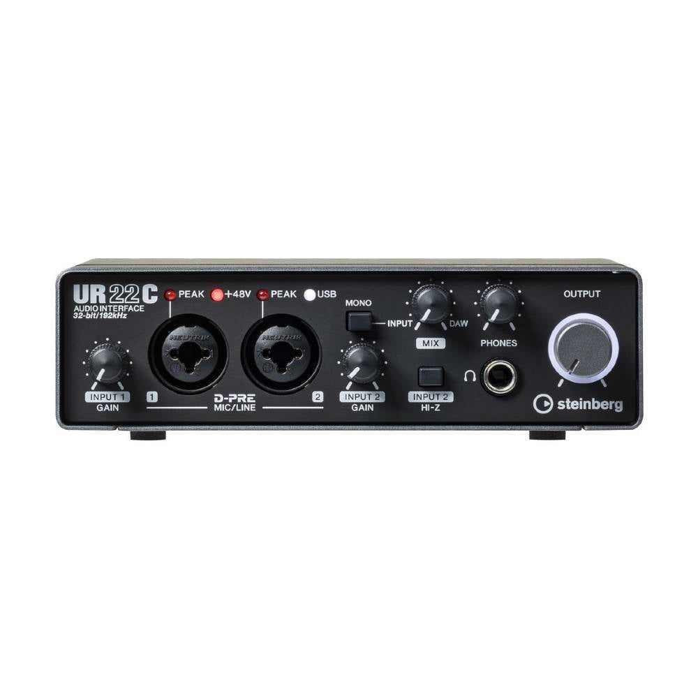 Yamaha Steinberg UR22C Recording Pack |  YAMAHA PRO AUDIO |  RECORDING PACKAGE |  Zoso Music