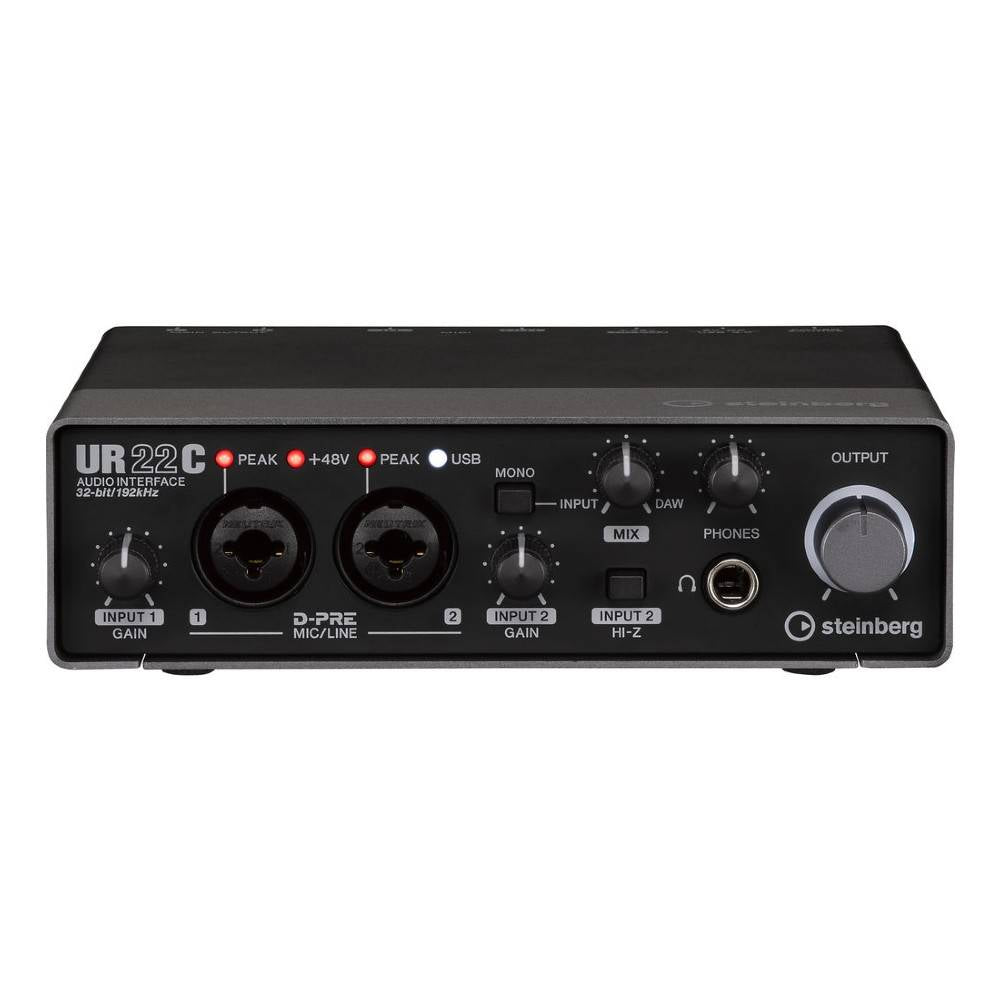 Yamaha Steinberg UR22C Recording Pack |  YAMAHA PRO AUDIO |  RECORDING PACKAGE |  Zoso Music