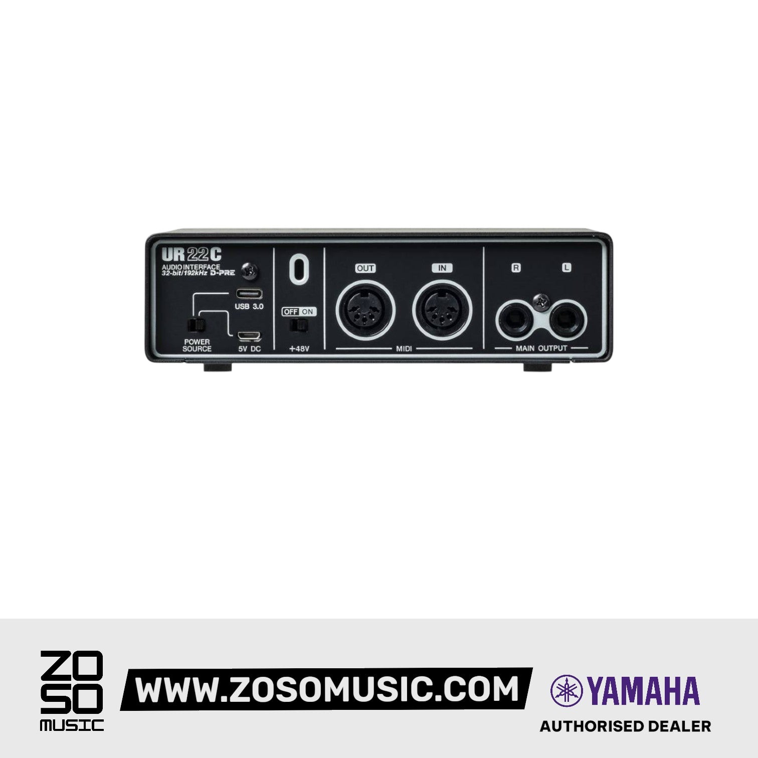 Yamaha Steinberg UR22C Recording Pack |  YAMAHA PRO AUDIO |  RECORDING PACKAGE |  Zoso Music