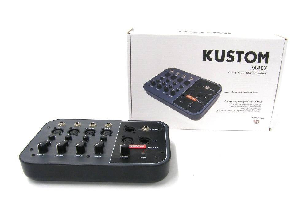 Kustom PA4EX 4-Channel MIC/LINE