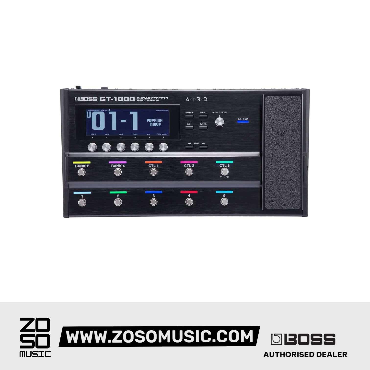 BOSS GT1000 MULTI-EFFECTS GUITAR PEDAL | BOSS , Zoso Music