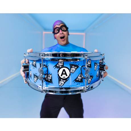DW PDP Ricky Fitness' The Aquabats! Super Kit! 4-pc Drums - Cyan Blue |  PDP |  DRUM-ACOUSTIC |  Zoso Music