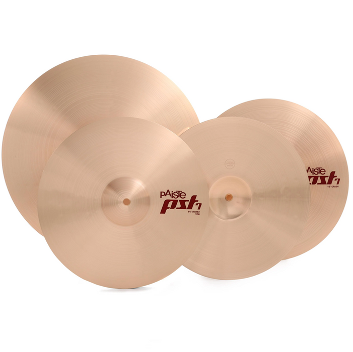 Paiste PST 7 Universal Cymbal Set - 14"/16"/20" | Zoso Music Sdn Bhd