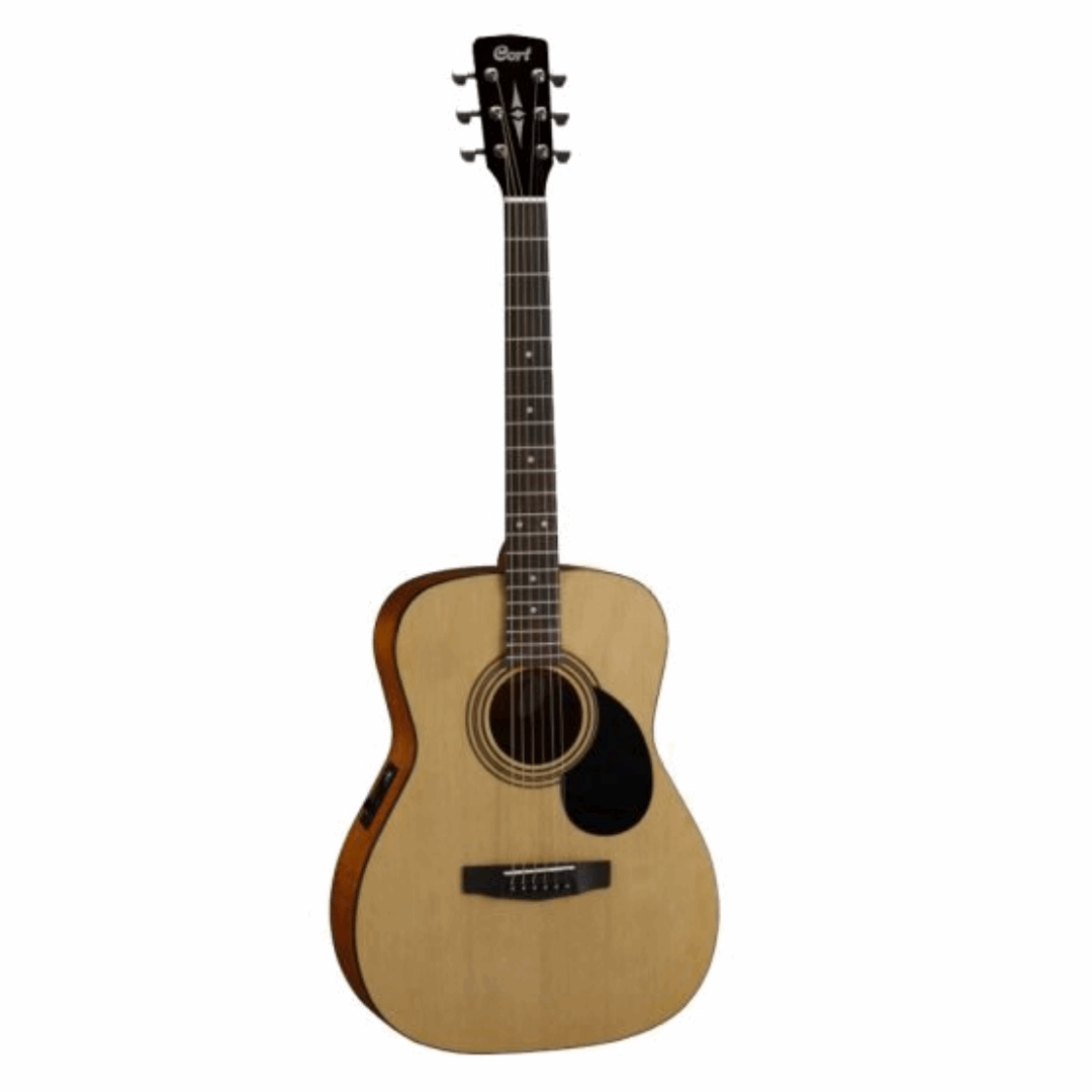 Cort AF510 Acoustic Guitar With EQ With Bag Open Pore | CORT , Zoso Music