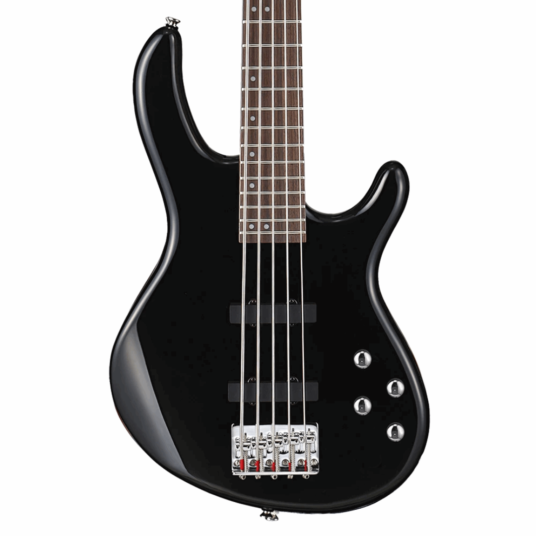 Cort Action V Plus 5-String Electric Bass Guitar With Bag Black | CORT , Zoso Music