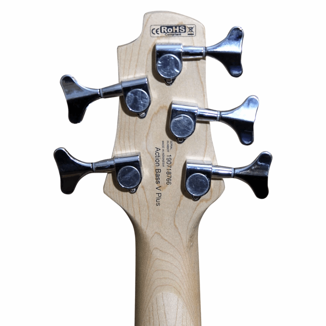 Cort Action V Plus 5-String Electric Bass Guitar With Bag Black | CORT , Zoso Music