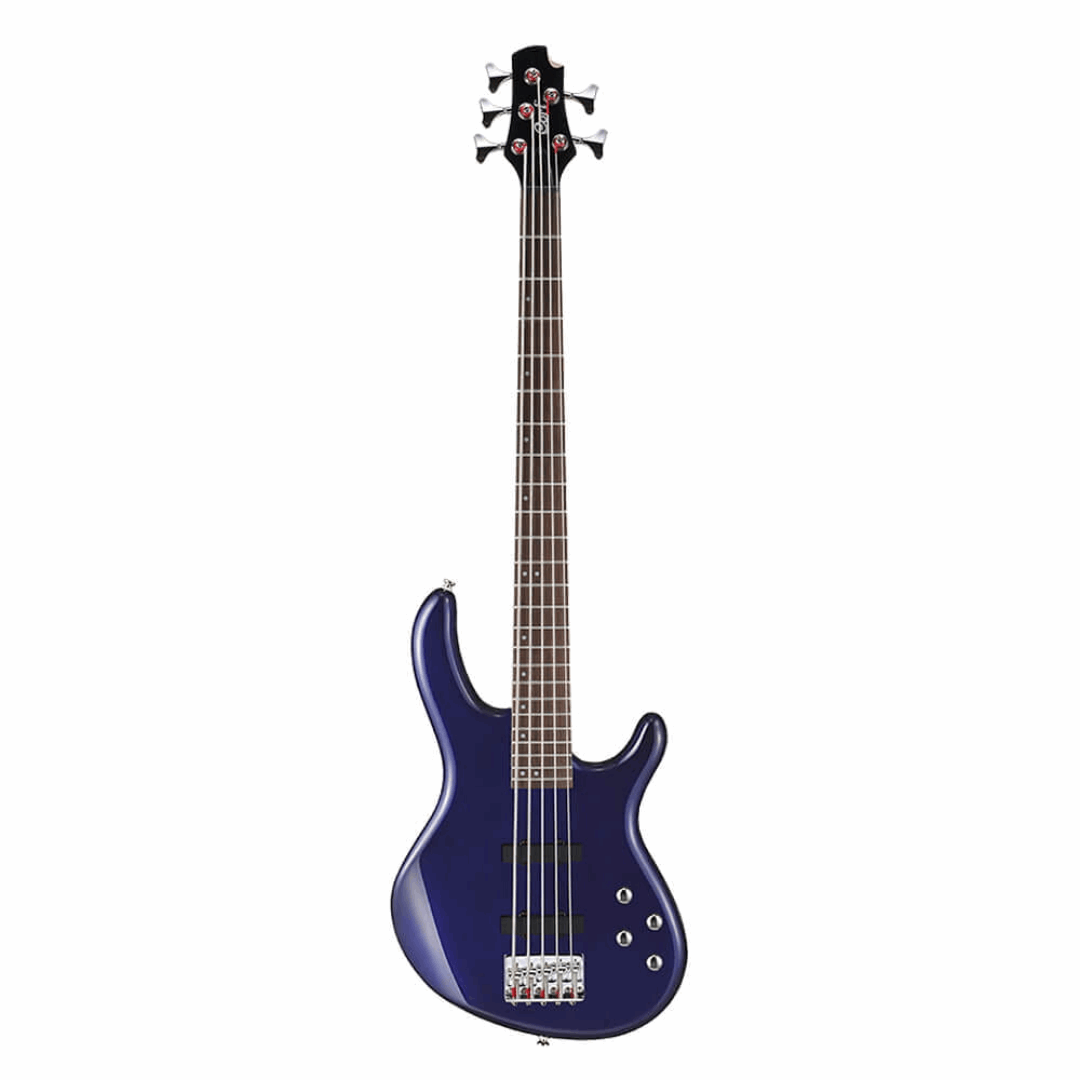 Cort Action Plus 4-String Electric Bass Guitar With Bag Blue Metallic