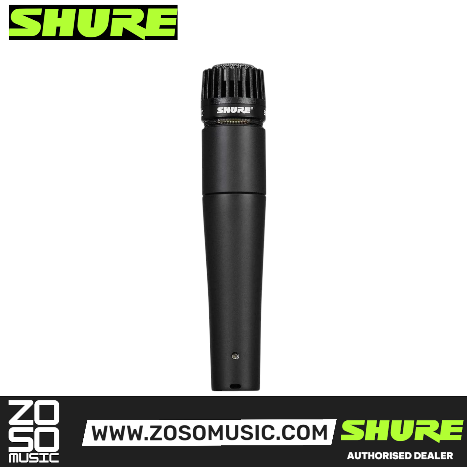 SHURE SM57-LC CARDIOID DYNAMIC / INSTRUMENT MICROPHONE FREE MIC CABLE & WINDSCREEN (SHU-SM57), SHURE, DYNAMIC MICROPHONE, shure-dynamic-microphone-sm57lc, ZOSO MUSIC SDN BHD