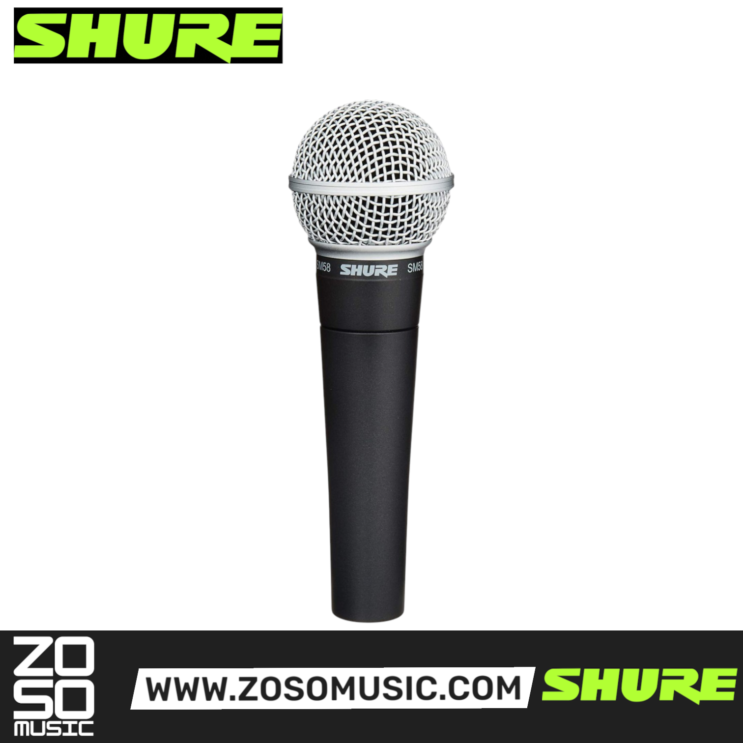 SHURE SM58LC CARDIOID VOCAL MICROPHONE (SHU-SM58LC), SHURE, DYNAMIC MICROPHONE, shure-dynamic-microphone-sm58lc, ZOSO MUSIC SDN BHD