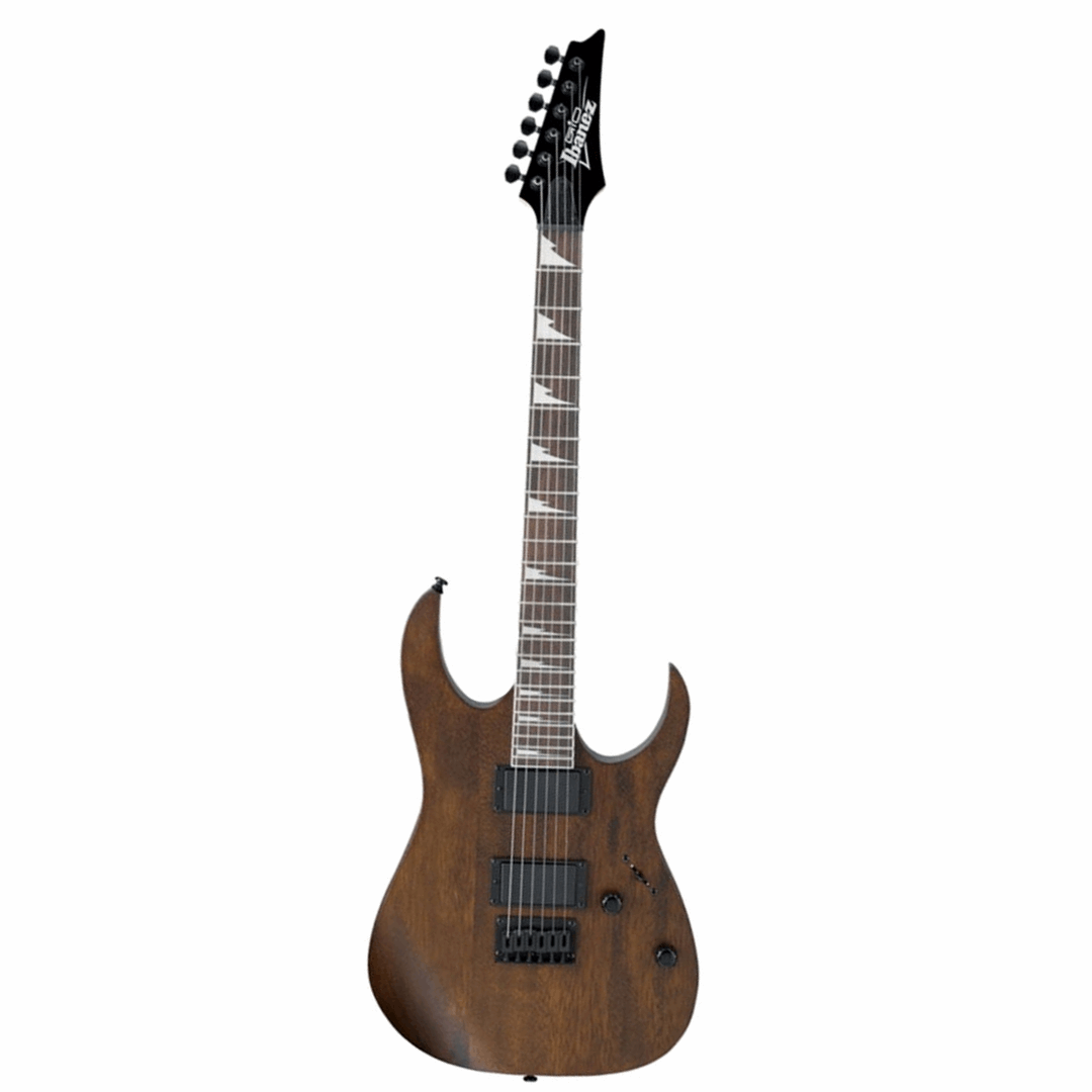 IBANEZ GIO SERIES GRG121DX ELECTRIC GUITAR WITH TREATED NEW ZEALAND PINE FINGERBOARD SHARKTOOTH INLAY, WALNUT FLAT (WNF), IBANEZ, ELECTRIC GUITAR, ibanez-electric-guitar-ibagrg121dx-wnf, ZOSO MUSIC SDN BHD