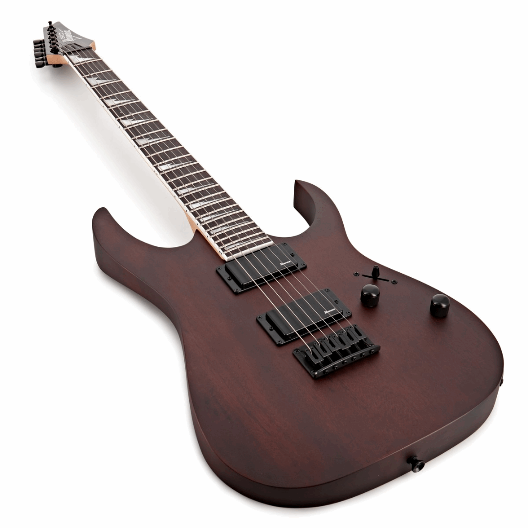 IBANEZ GIO SERIES GRG121DX ELECTRIC GUITAR WITH TREATED NEW ZEALAND PINE FINGERBOARD SHARKTOOTH INLAY, WALNUT FLAT (WNF), IBANEZ, ELECTRIC GUITAR, ibanez-electric-guitar-ibagrg121dx-wnf, ZOSO MUSIC SDN BHD