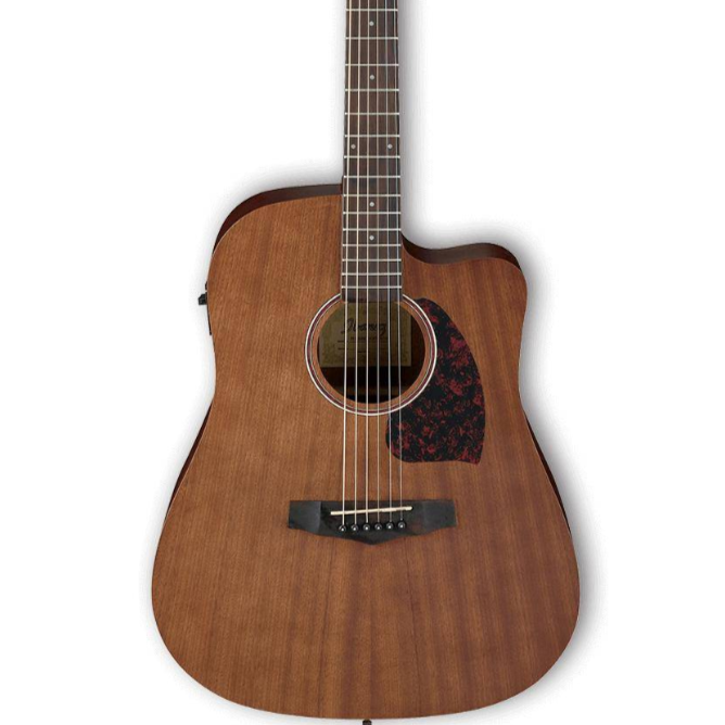 Ibanez Performance Series Pf12mhce Dreadnought All Mahogany Open Pore