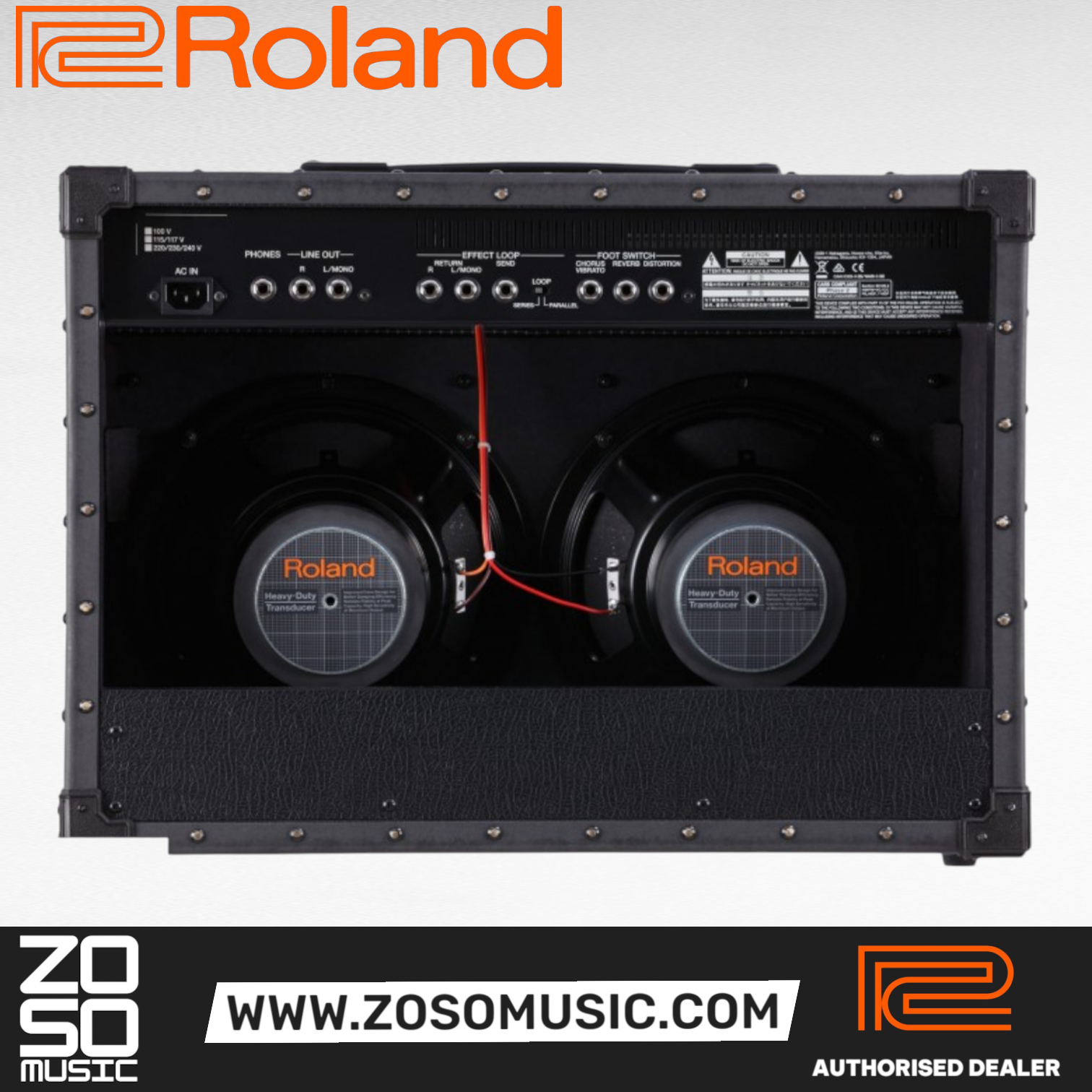 Roland JC-40 Jazz Chorus 40-watt 2x10 Stereo Combo Amplifier (JC40), ROLAND, GUITAR AMPLIFIER, roland-guitar-amplifier-jc-40, ZOSO MUSIC SDN BHD