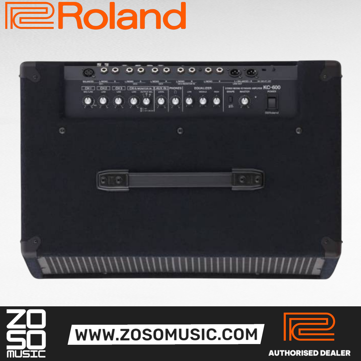 Roland KC-600 200-Watt 15inch 4-Channel Keyboard Amplifier (KC600), ROLAND, KEYBOARD AMPLIFIER, roland-keyboard-amplifier-kc-600, ZOSO MUSIC SDN BHD