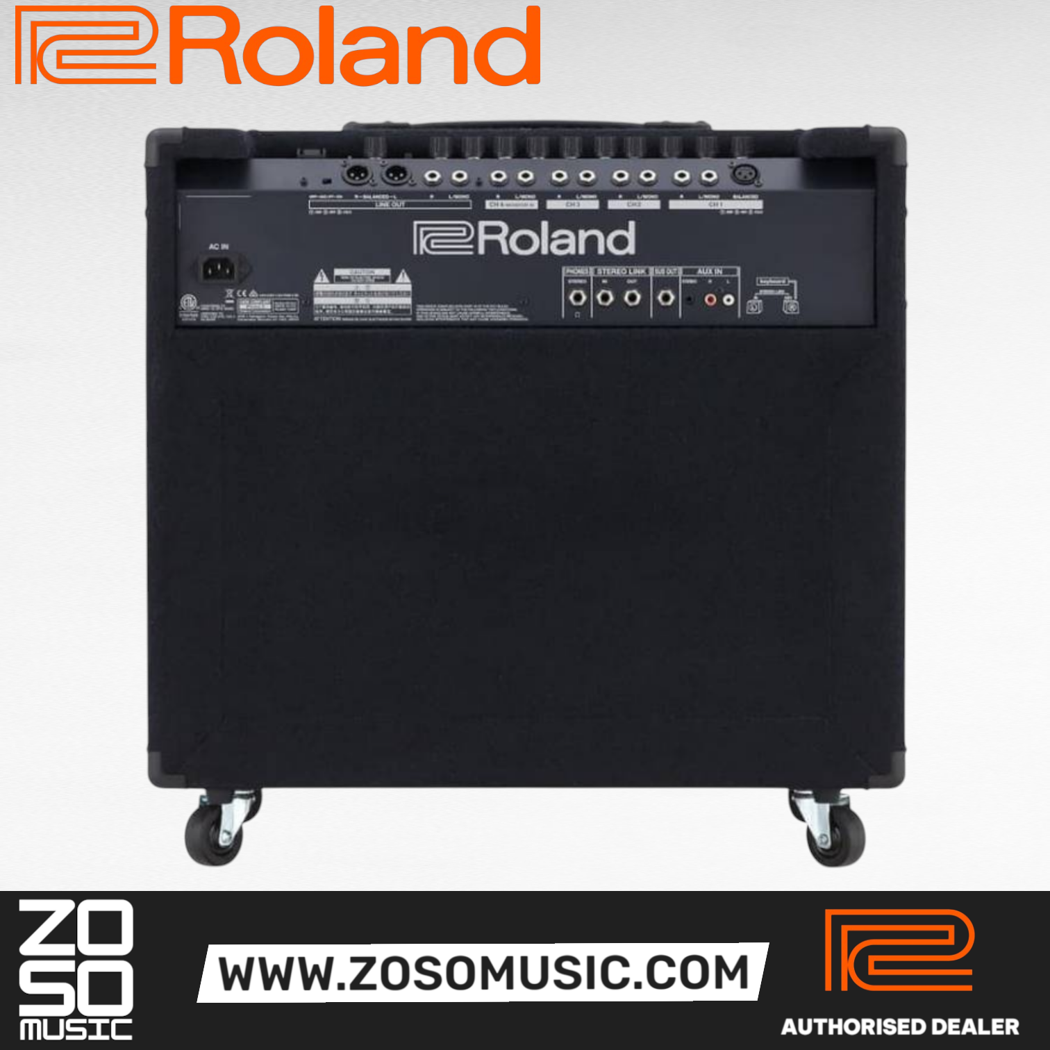 Roland KC-600 200-Watt 15inch 4-Channel Keyboard Amplifier (KC600), ROLAND, KEYBOARD AMPLIFIER, roland-keyboard-amplifier-kc-600, ZOSO MUSIC SDN BHD